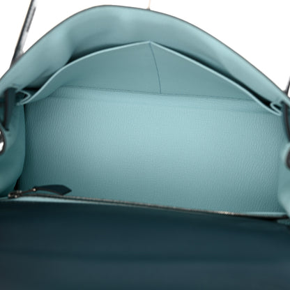 Hermes Evercolor Verso Kelly Retourne 28 Colvert Bleu Atoll 5 of 14