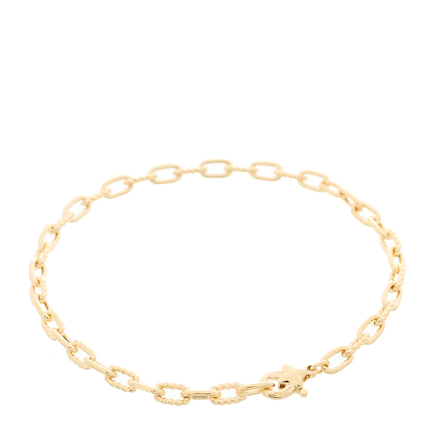 18K Yellow Gold Madison 3mm Classic Chain Bracelet