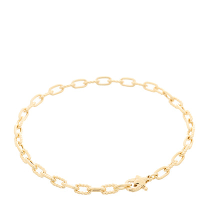 David Yurman 18K Yellow Gold Madison 3mm Classic Chain Bracelet 2 of 3
