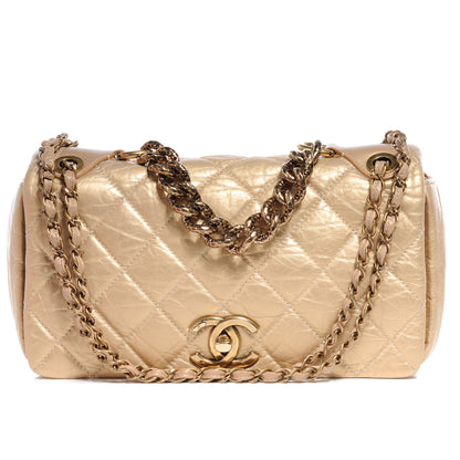 Chanel Quilted Medium Pondichery Flap Gold 1 of 7