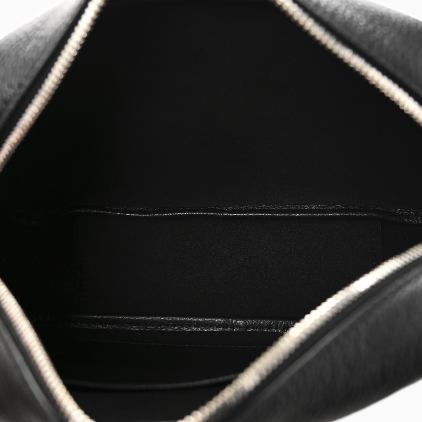 Calfskin Logo M Everyday Camera Bag Black