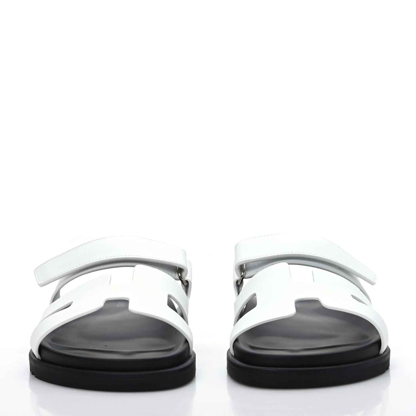 Calfskin Womens Chypre Sandals 40 White