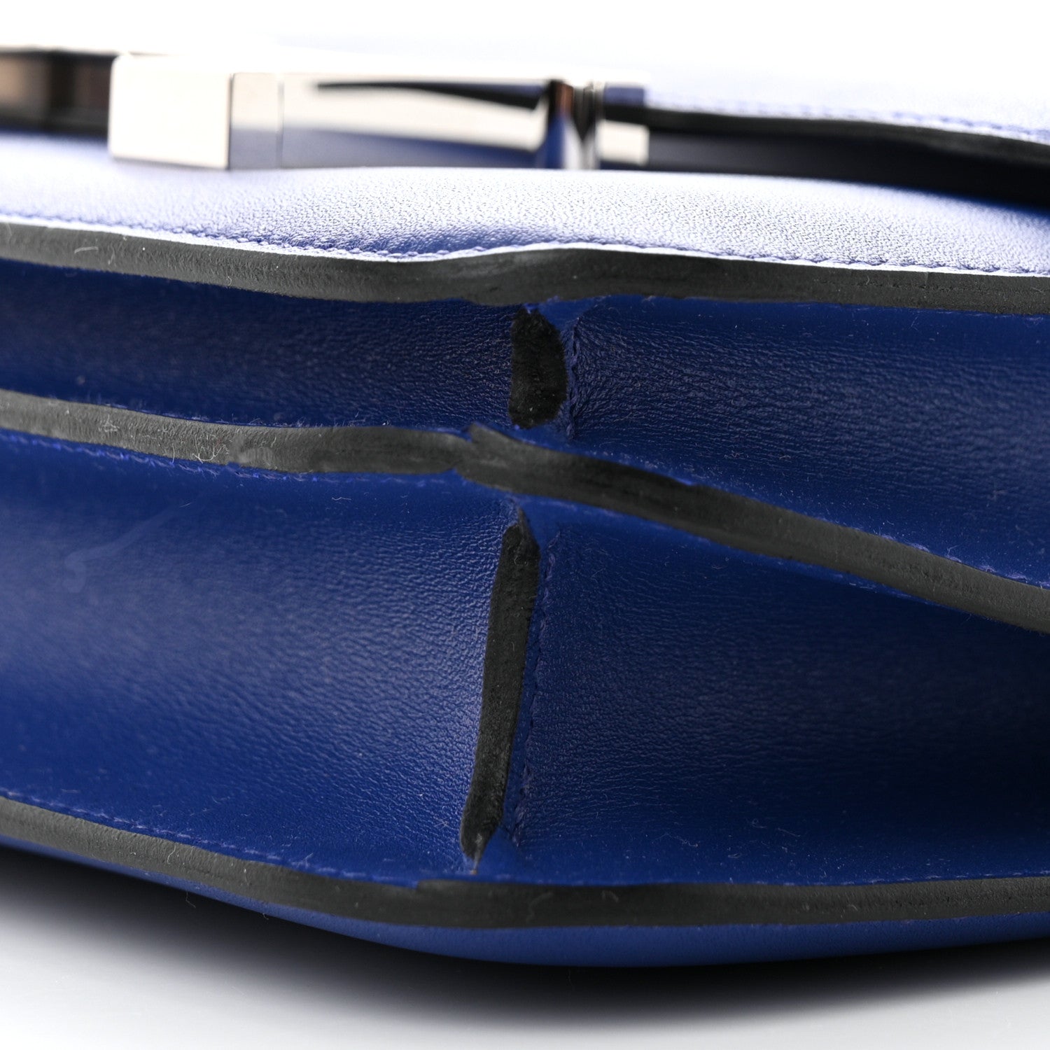 Hermes Tadelakt Constance 18 Bleu Electrique 10 of 11