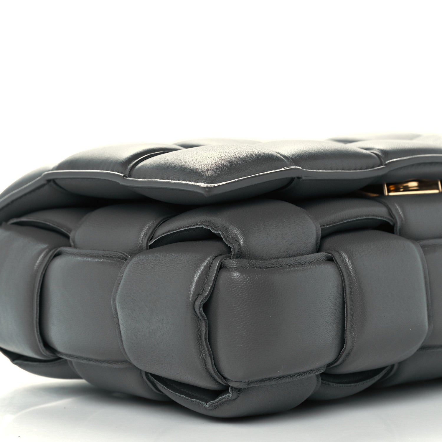 Bottega Veneta Nappa Maxi Intreccio Padded Cassette Crossbody Bag Thunder 11 of 12