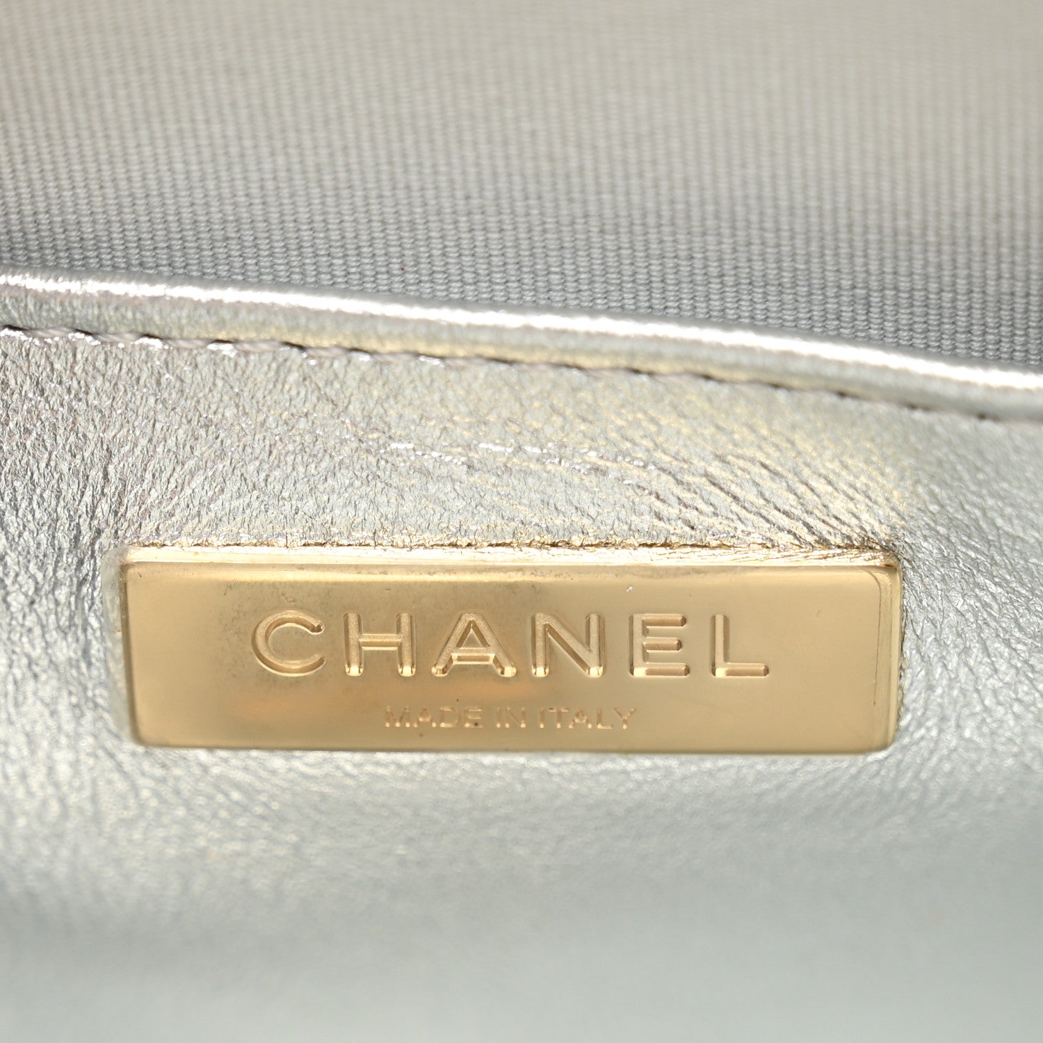 Chanel Metallic Lambskin Walk Of Fame Bag Silver 6 of 10