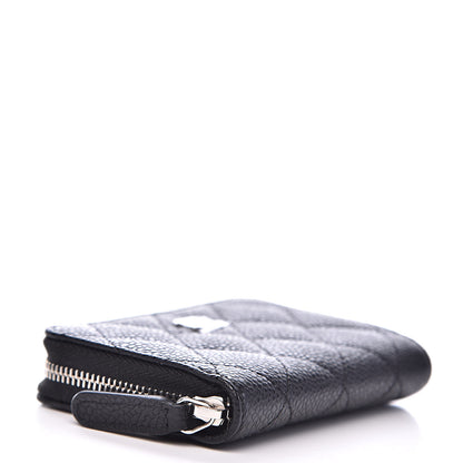 Chanel Caviar Quilted Zip Coin Purse Black 4 of 8