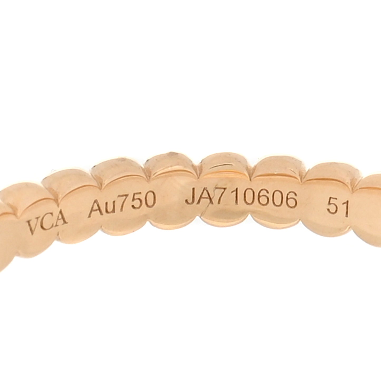 18K Yellow Gold Small Perlee Ring 51 5.75