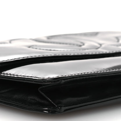 Chanel Patent Timeless CC Wallet On Chain WOC Black 10 of 16