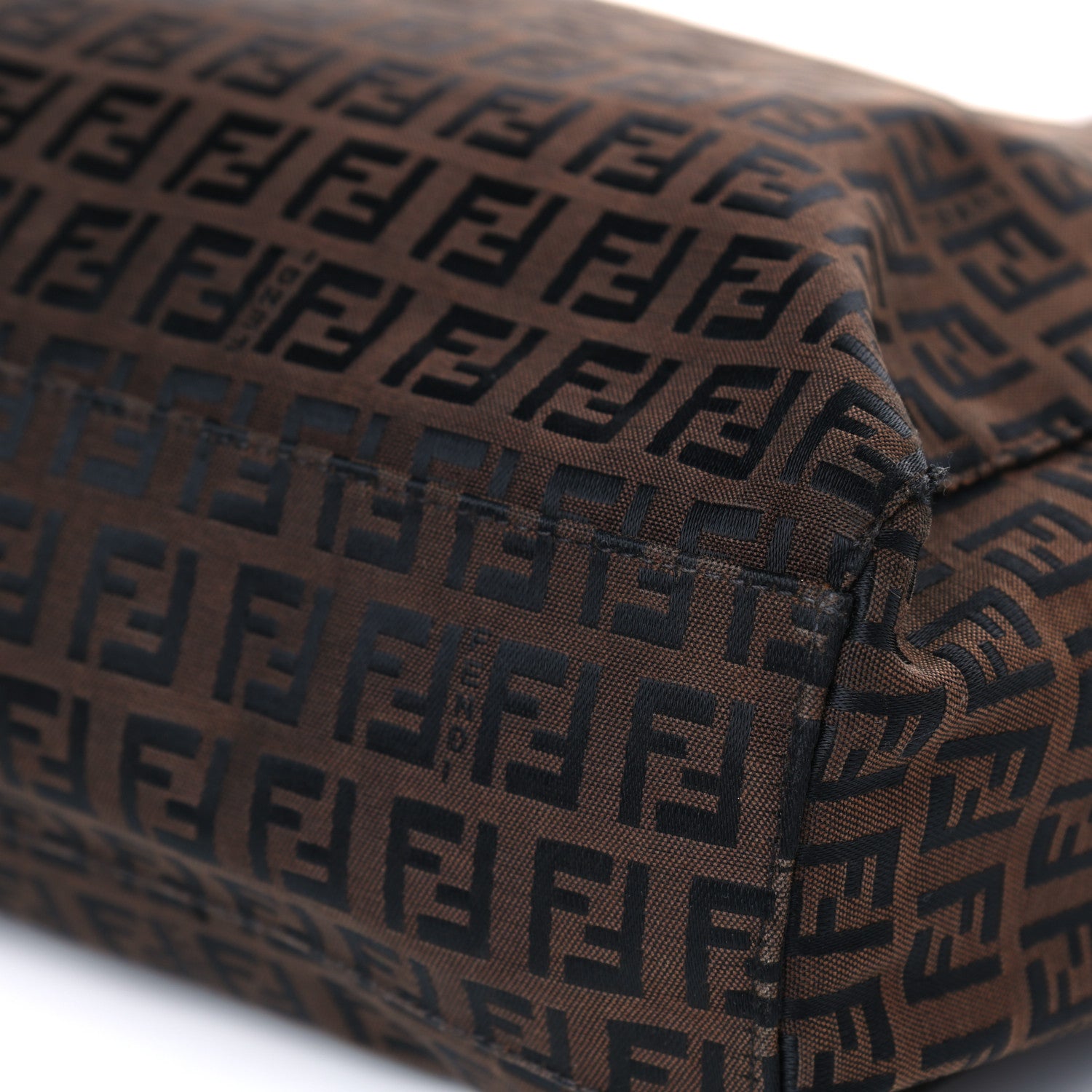 Fendi Zucchino Small Tote Tobacco 8 of 14