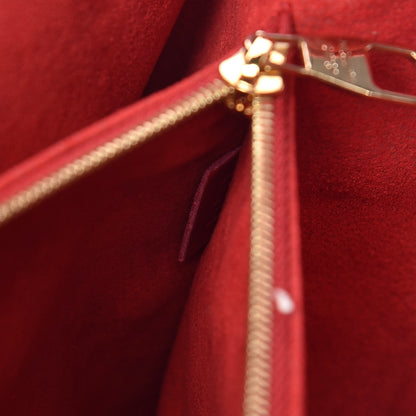 Louis Vuitton Damier Ebene Caissa Clutch Cherry 7 of 9