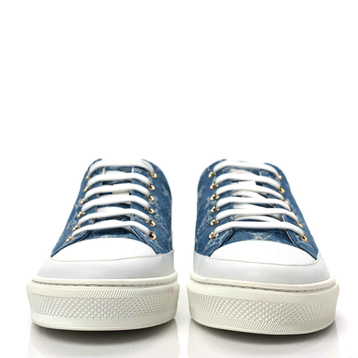 Louis Vuitton Denim Monogram Stellar Sneakers 39 Bleu Jeans Blue 2 of 8