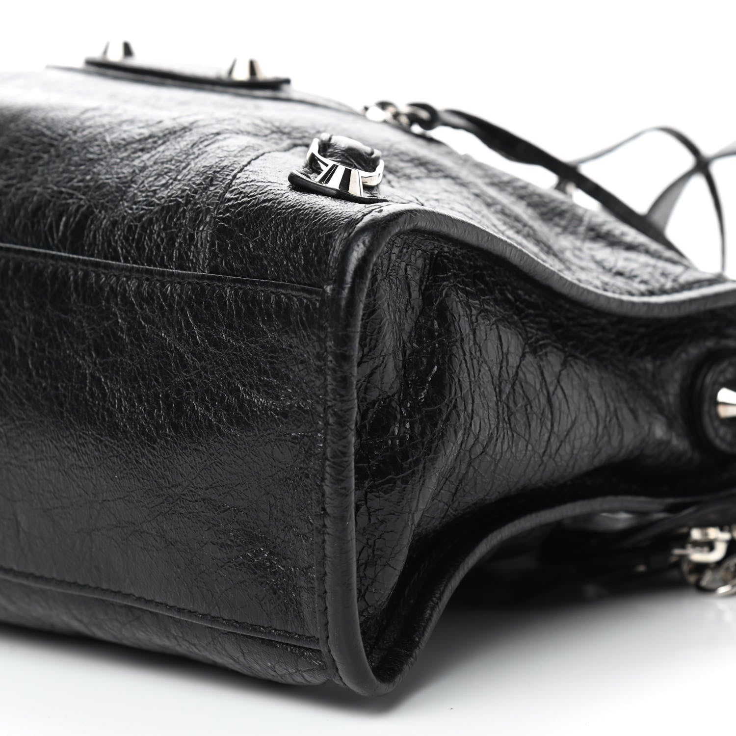 Balenciaga Agneau Classic Silver Hardware S City Black 7 of 9