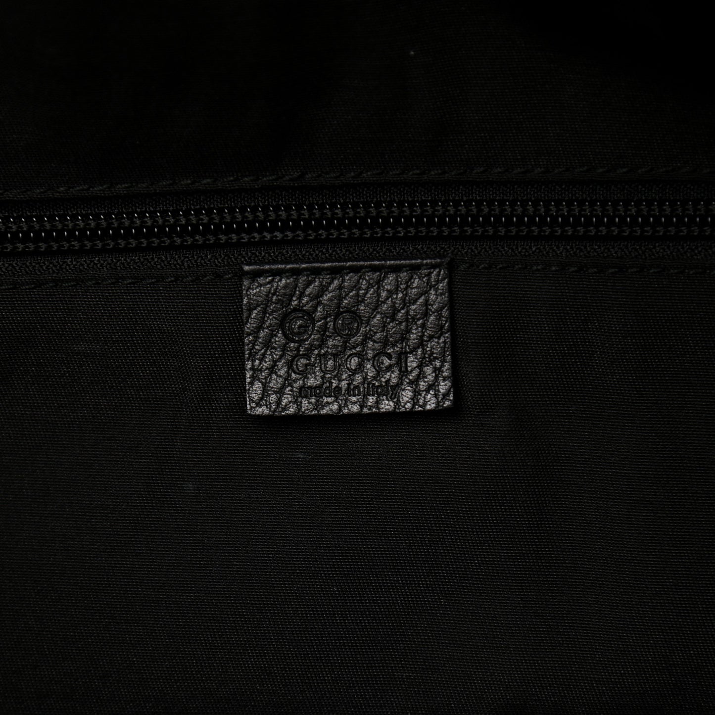 Denim Monogram Medium Backpack Black