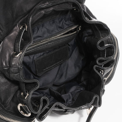 Alexander Wang Lambskin Marti Backpack Washed Black with Nickel Hardware 5 of 7
