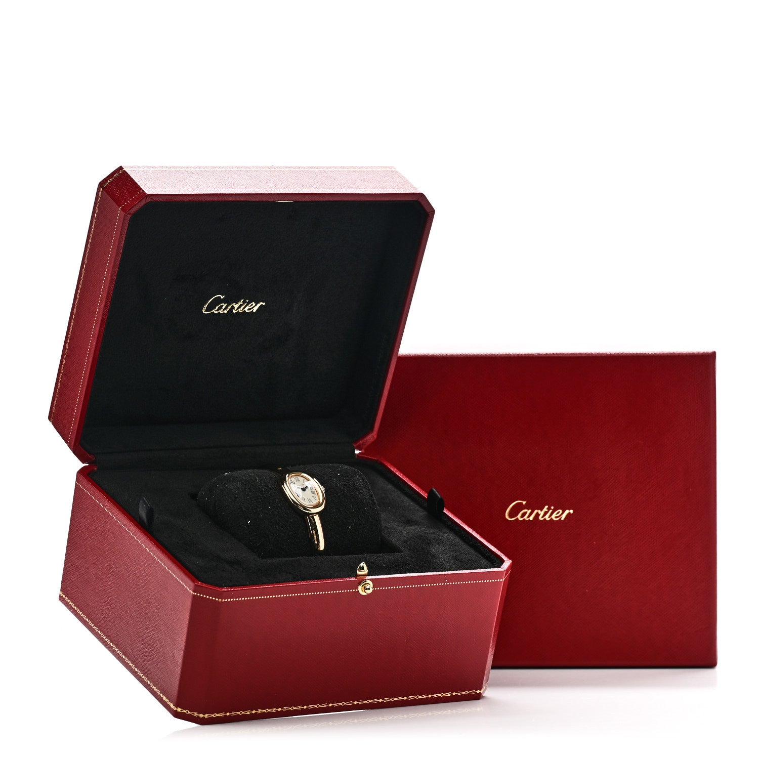 Cartier 18K Yellow Gold 19mm Baignoire Quartz Watch 5 of 5