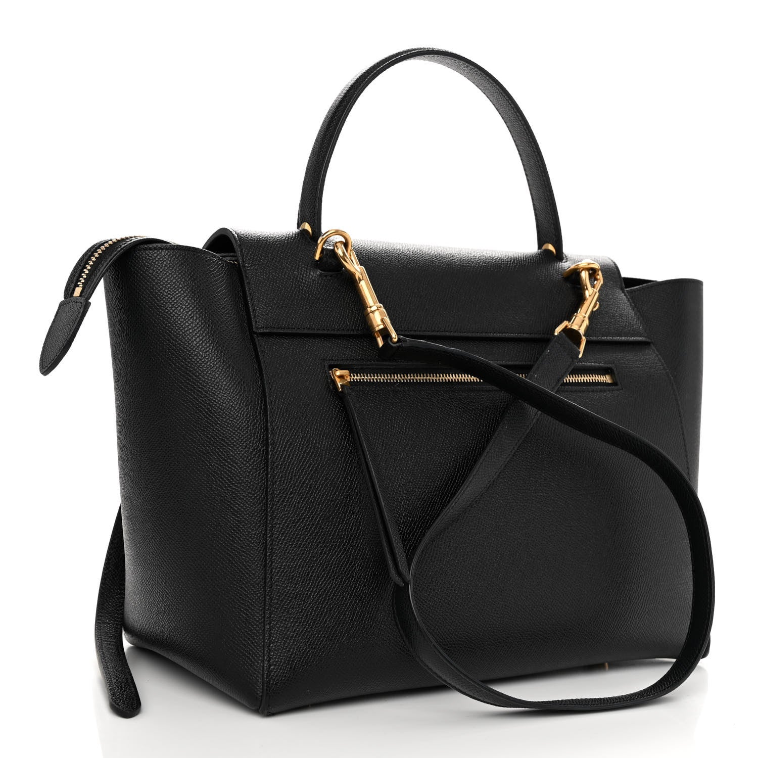 Celine Grained Calfskin Mini Belt Bag Black 3 of 9