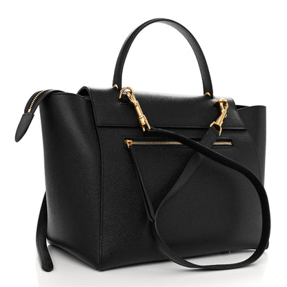 Celine Grained Calfskin Mini Belt Bag Black 3 of 9