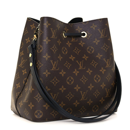 Louis Vuitton Monogram Neonoe MM Black 3 of 9