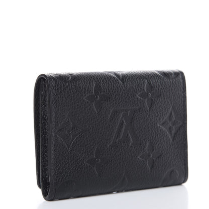 Louis Vuitton Empreinte Business Card Holder Black 3 of 7