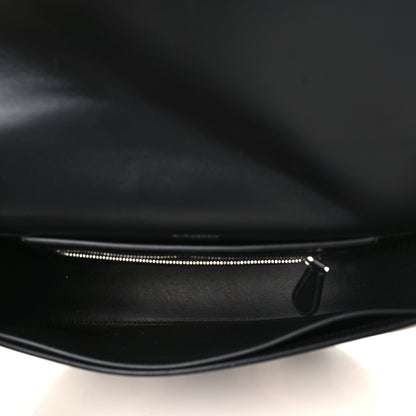 Burberry Calfskin Medium Camouflage Olympia Shoulder Bag Black 5 of 8
