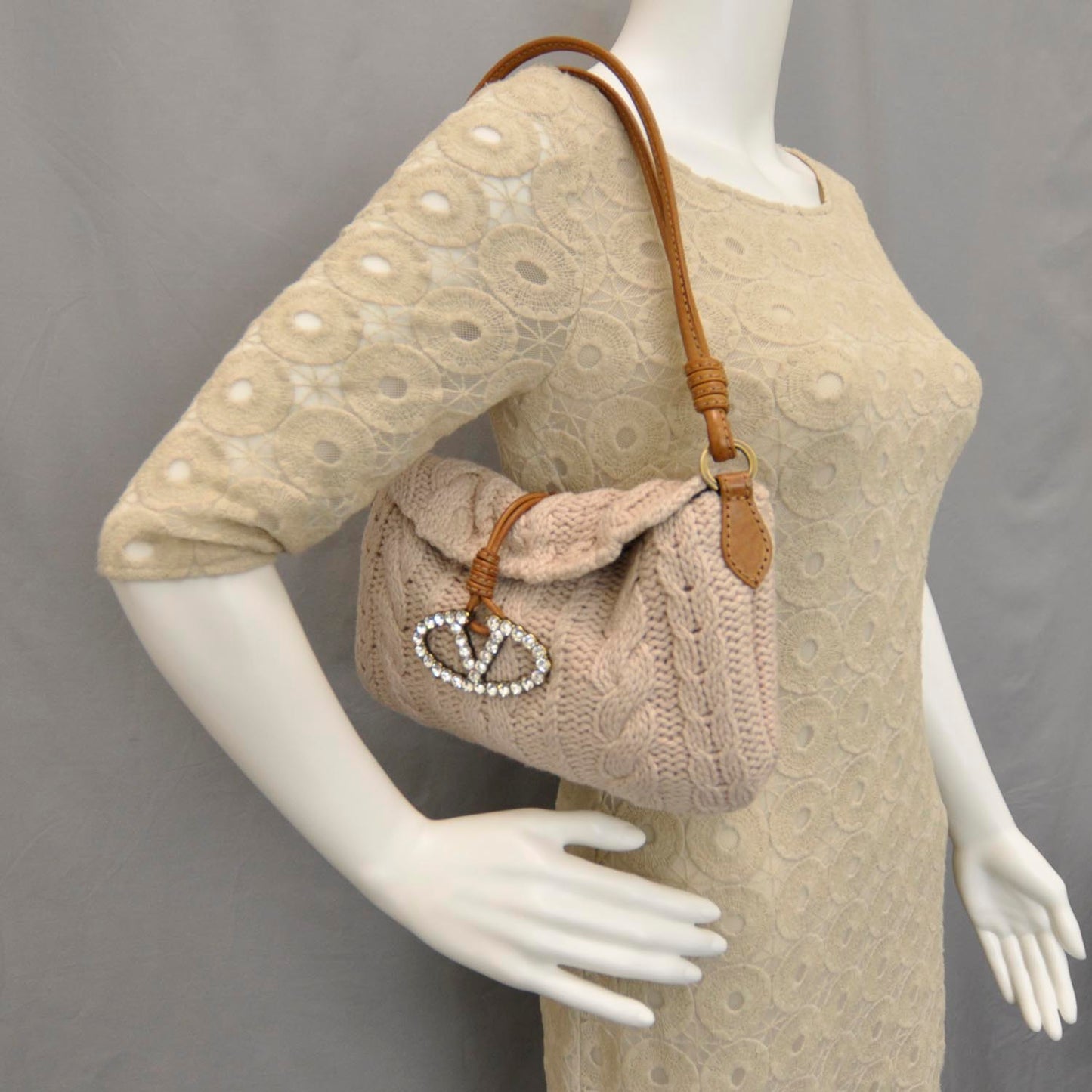 Wool Knit Catch Satchel