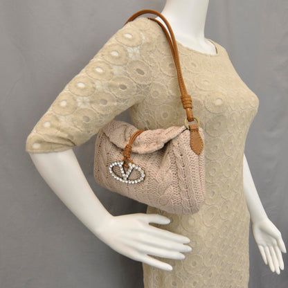Valentino Garavani Wool Knit Catch Satchel 2 of 11