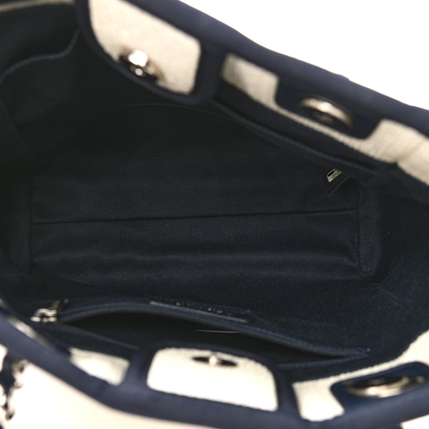 Chanel Mixed Fibers Mini Deauville Tote White 5 of 10