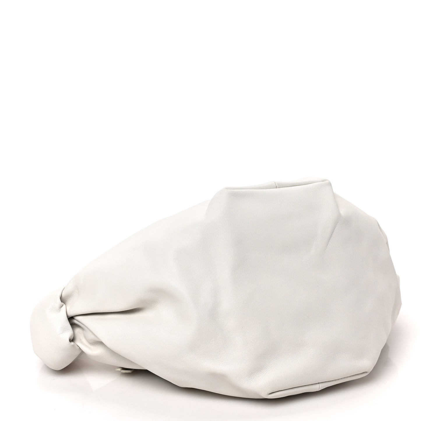 Calfskin Mini Double Knot Bag White