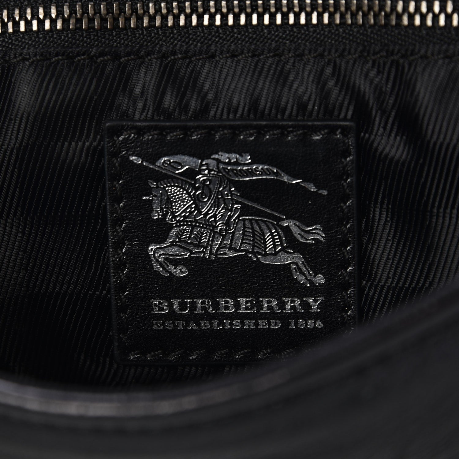 Burberry Prorsum Lambskin Studded Wristlet Clutch Black 6 of 8