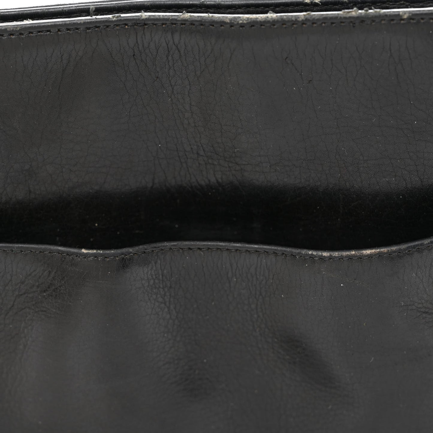 Lambskin Quilted Shoulder Bag Black