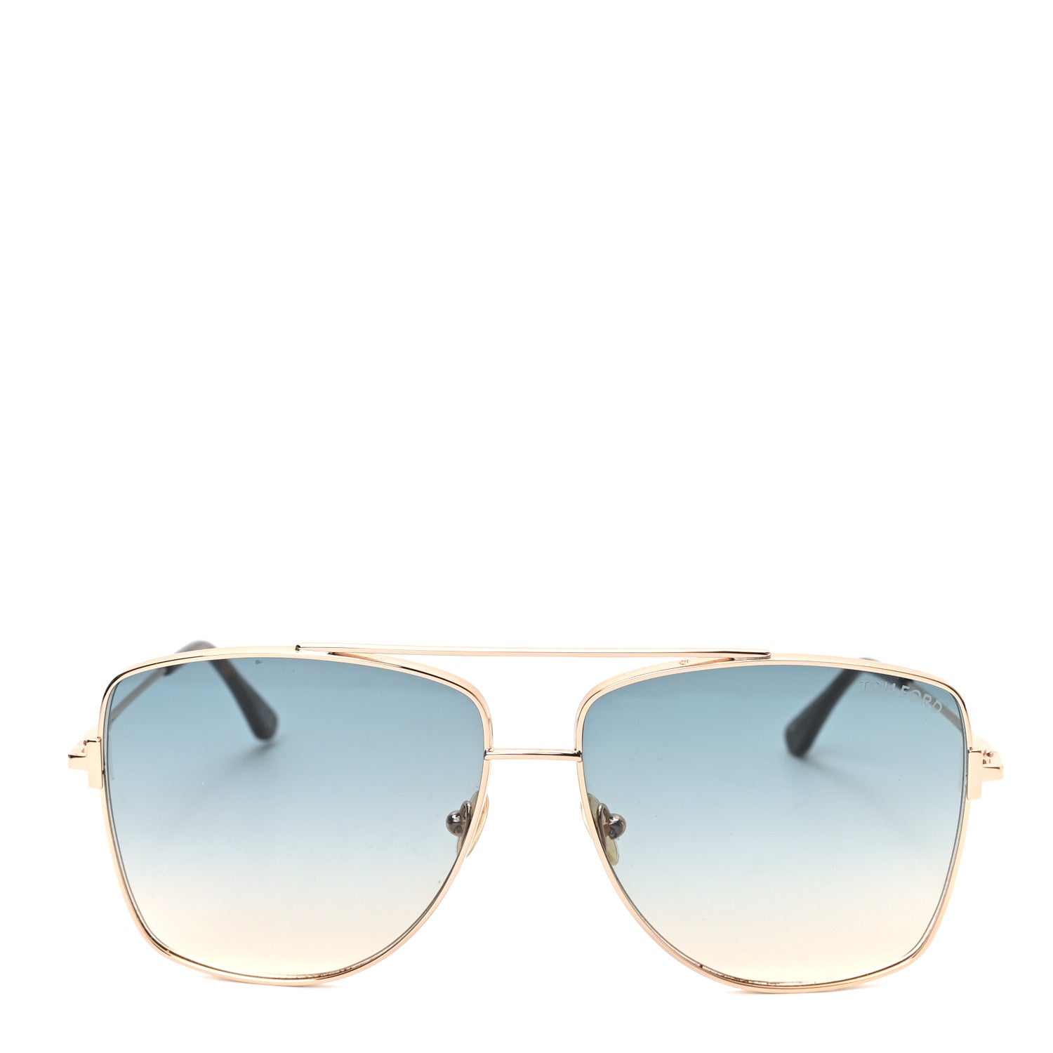 Tom Ford Reggie Aviator Sunglasses TF838 Shiny Rose Gold 2 of 6