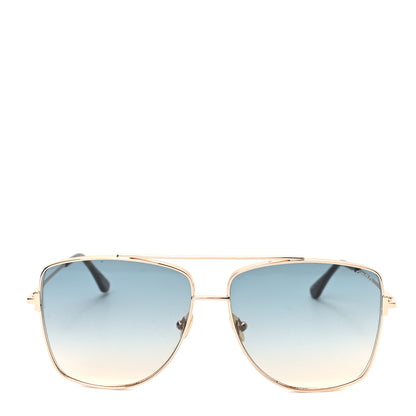Tom Ford Reggie Aviator Sunglasses TF838 Shiny Rose Gold 2 of 6
