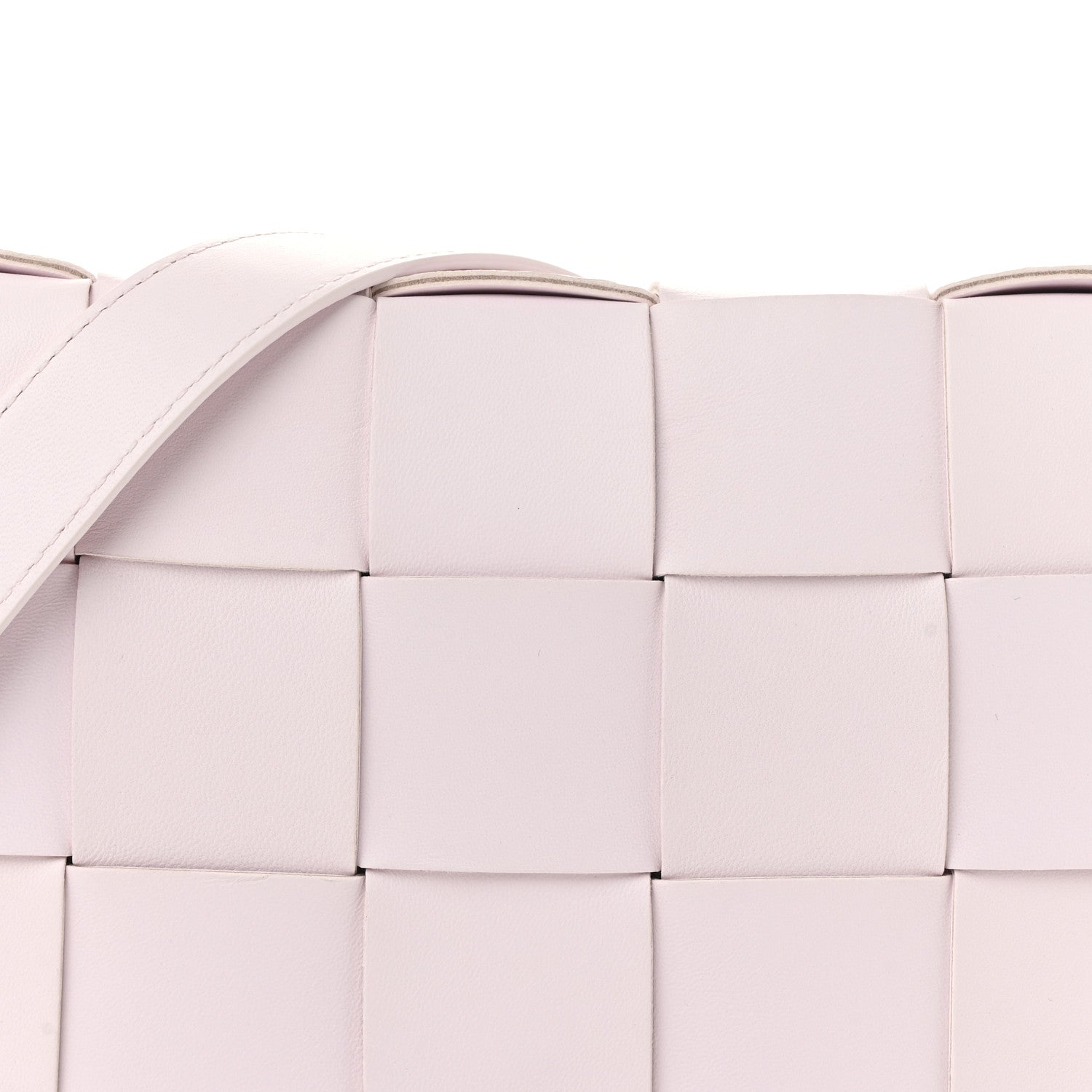 Bottega Veneta Lambskin Maxi Intrecciato Cassette Crossbody Bag Bliss Washed 8 of 12