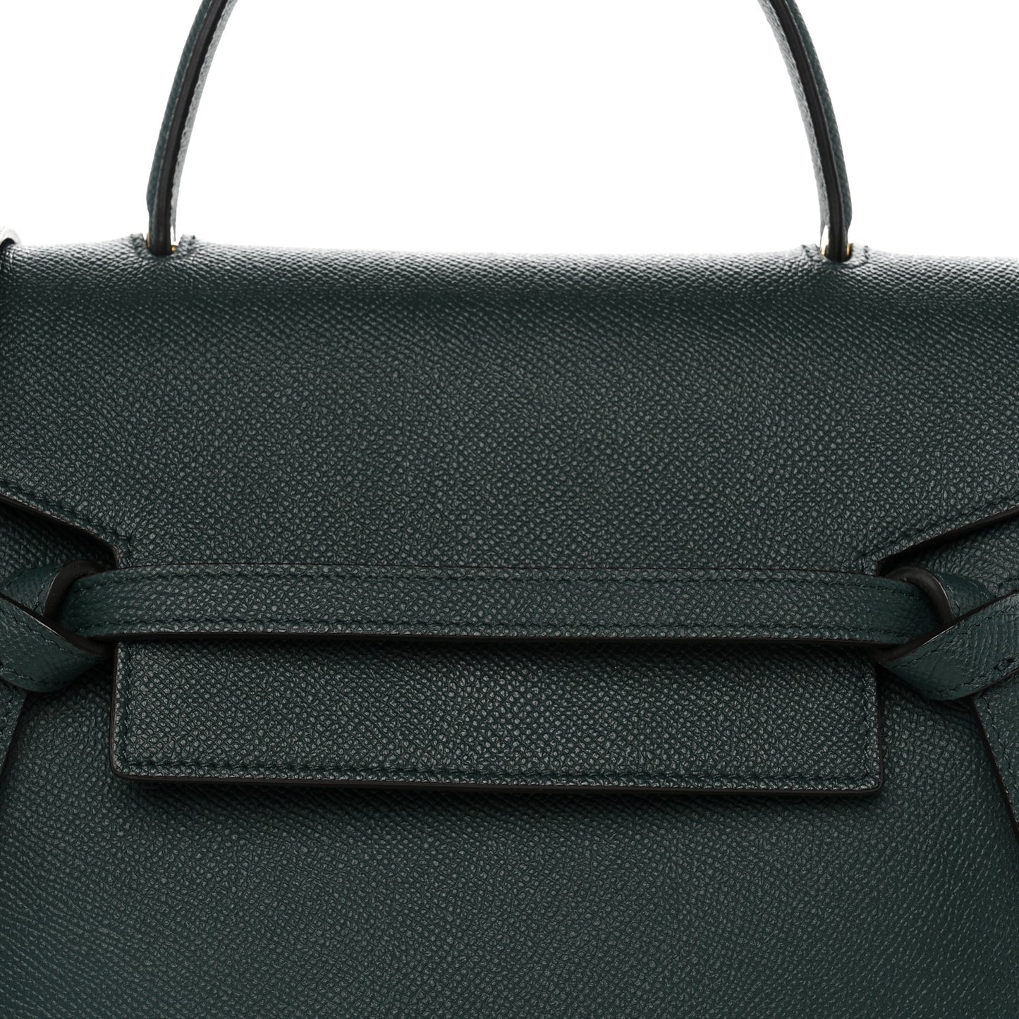 Grained Calfskin Micro Belt Bag Amazone