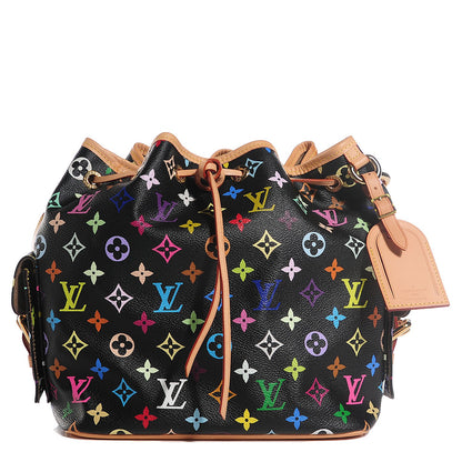 Louis Vuitton Monogram Multicolor Petit Noe Black 1 of 7