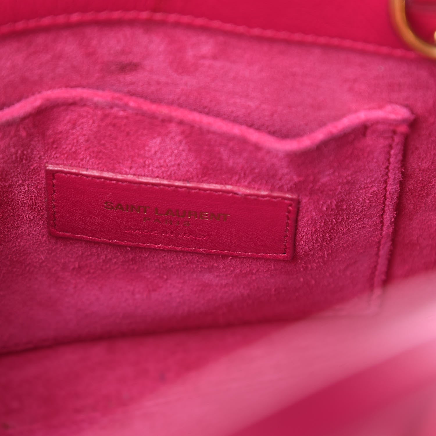 Saint Laurent Calfskin Nano Sac De Jour Bubblegum 6 of 21