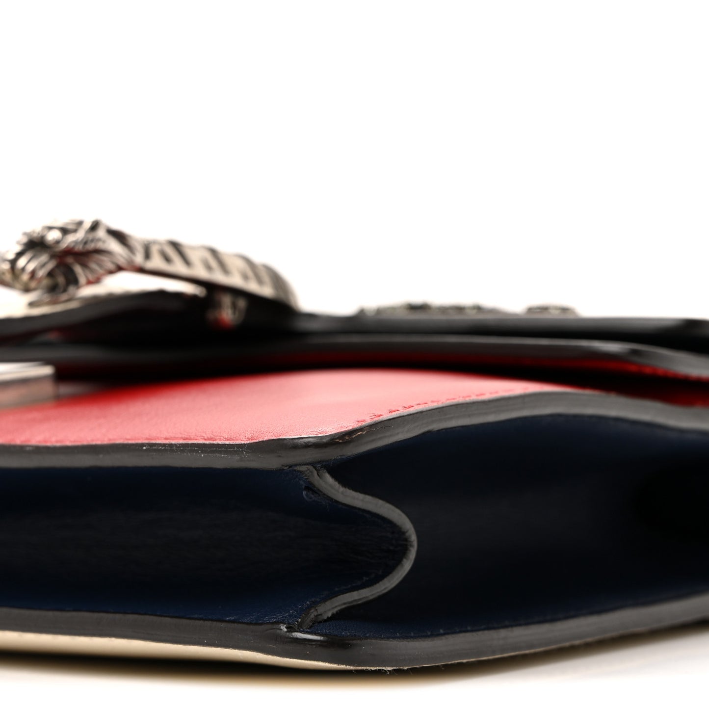 Calfskin Crystal Snake Embroidered Mini Dionysus Shoulder Bag Mystic White Hibiscus Red Blue Agata