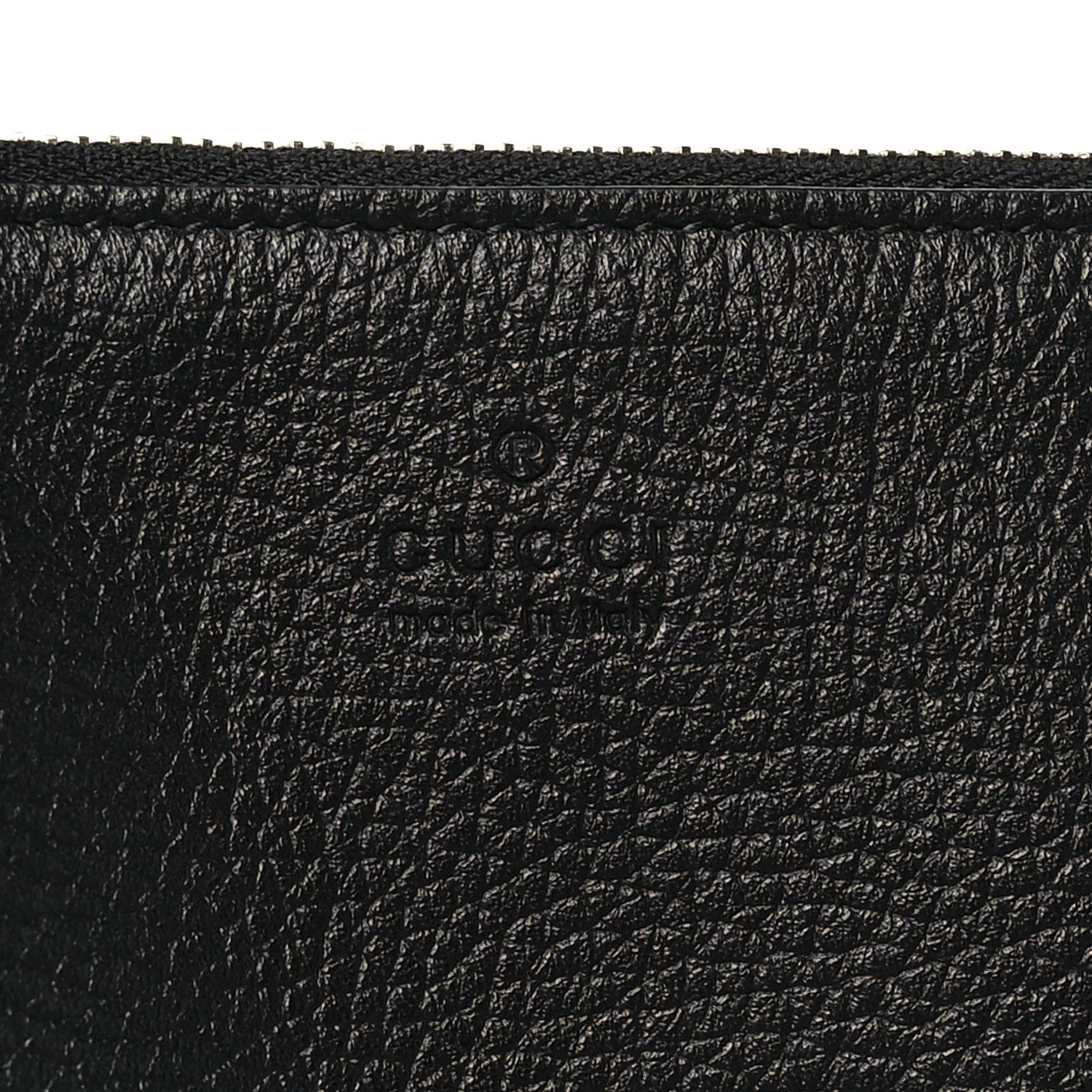 Gucci Grained Calfskin Monogram Large Totissima Reversible Tote Black 10 of 17