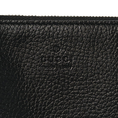 Gucci Grained Calfskin Monogram Large Totissima Reversible Tote Black 10 of 17