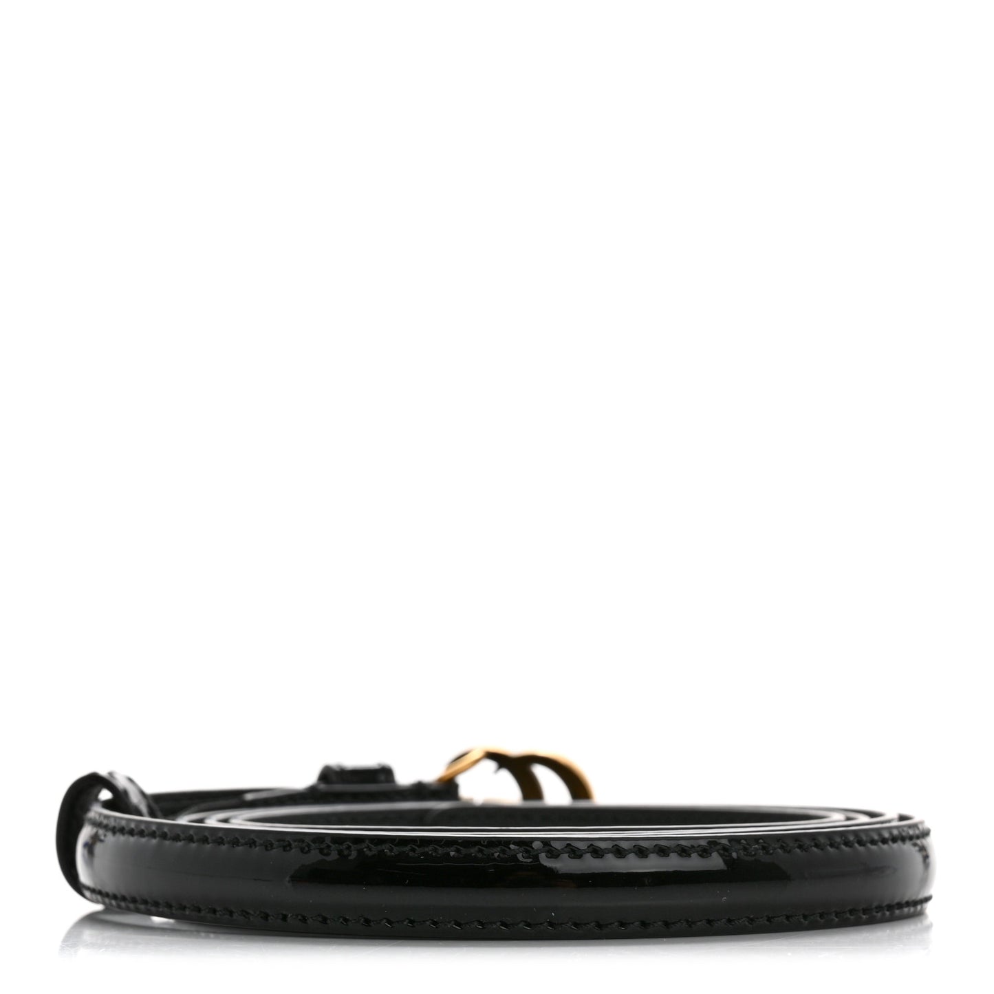 Patent Double G Thin Belt 105 42 Black