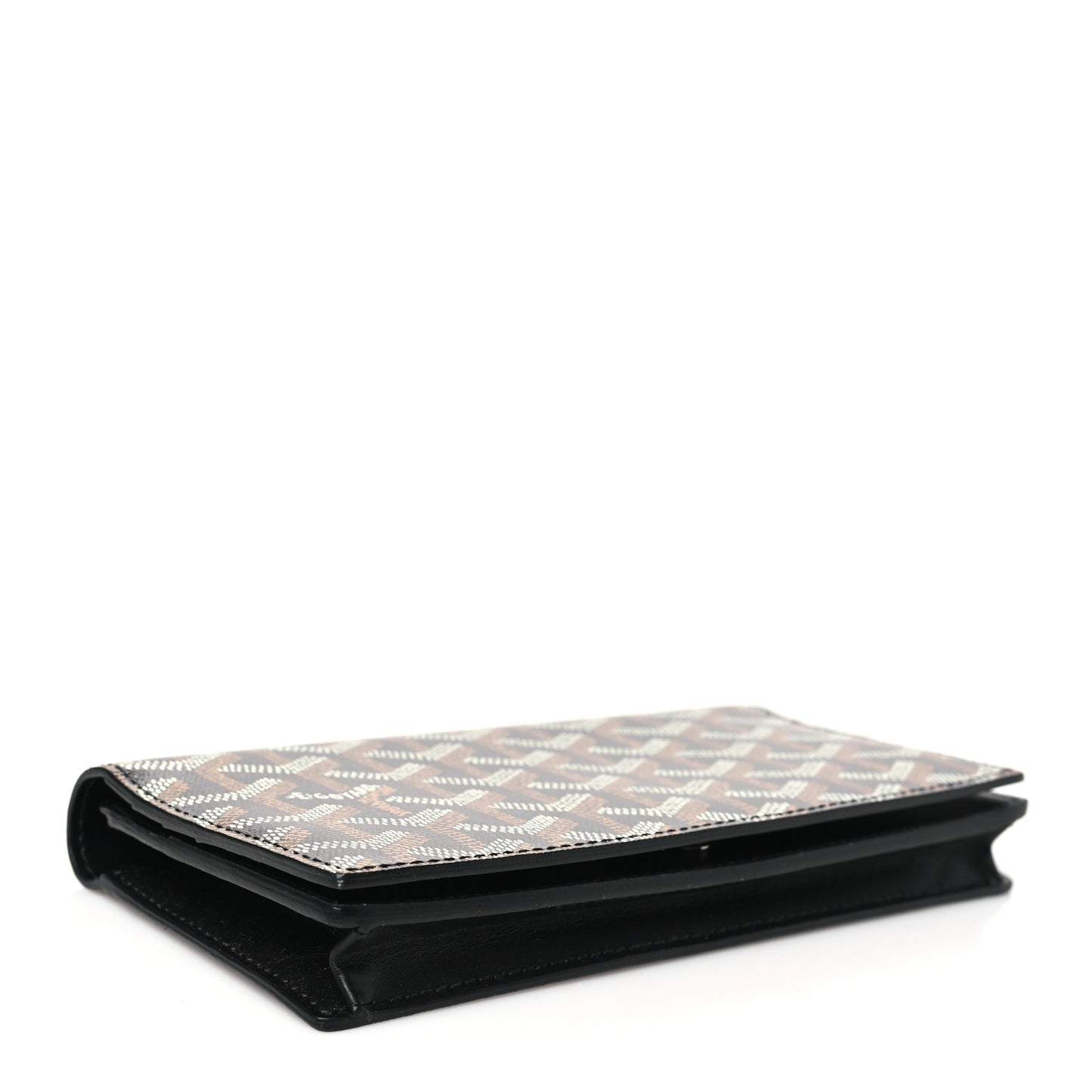 Goyardine Long Bi-Fold Wallet Black