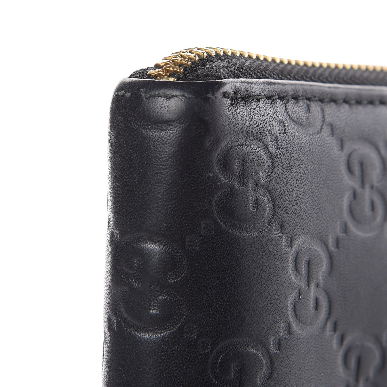 Gucci Guccissima Donna Long Wallet Black 12 of 13