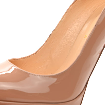 Christian Louboutin Patent Bianca 140 Pumps 40 Nude 8 of 9