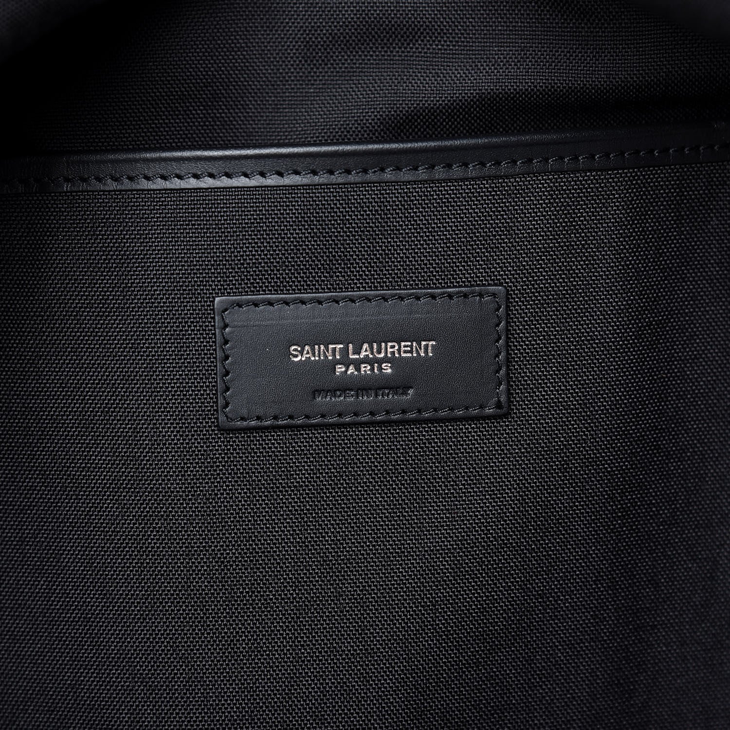Saint Laurent Canvas Nylon Giant City Backpack Black 8 of 10