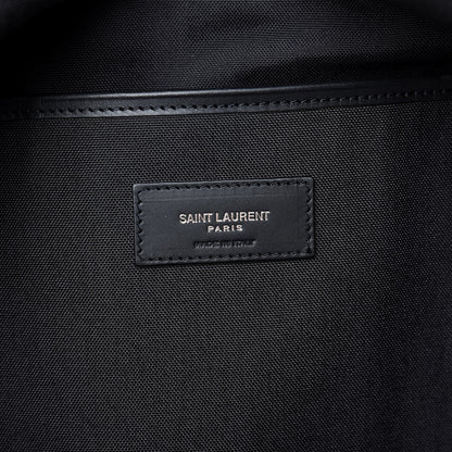 Saint Laurent Canvas Nylon Giant City Backpack Black 8 of 10