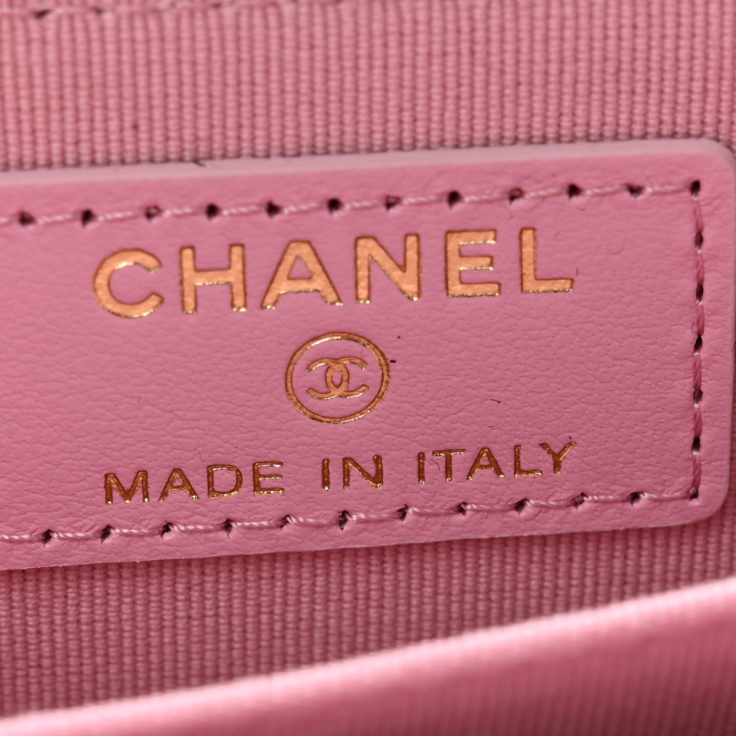Chanel Lambskin Quilted Chanel 19 Zip Around Coin Purse Wallet Light Pink 6 of 9