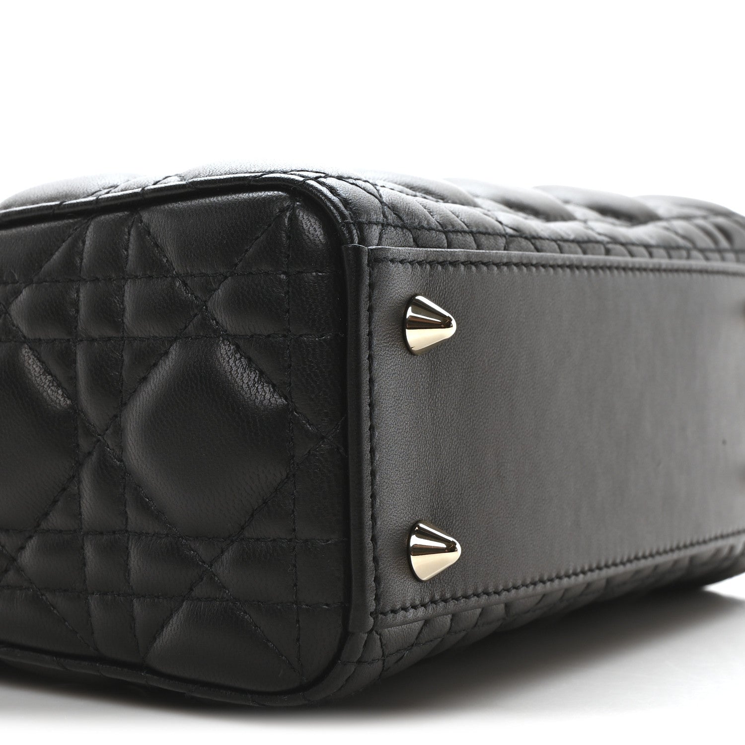 Christian Dior Lambskin Cannage Small My ABCDior Lady Dior Black 9 of 11