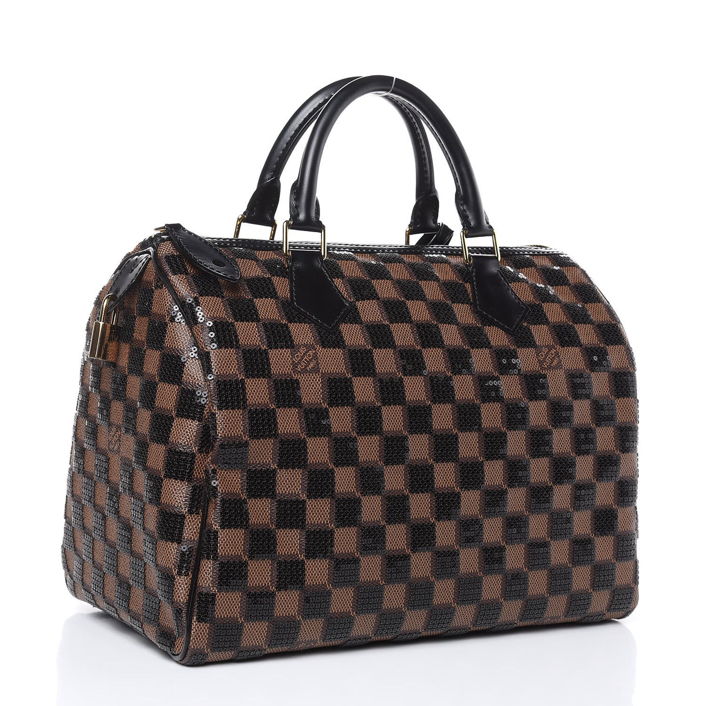 Damier Paillettes Speedy 30 Black