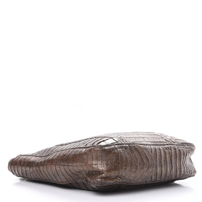 Nancy Gonzalez Crocodile Tote Brown 4 of 12