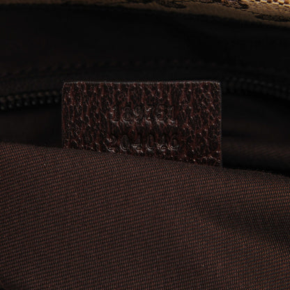 Gucci Monogram Web Medium Flat Messenger Bag Dark Brown 7 of 7